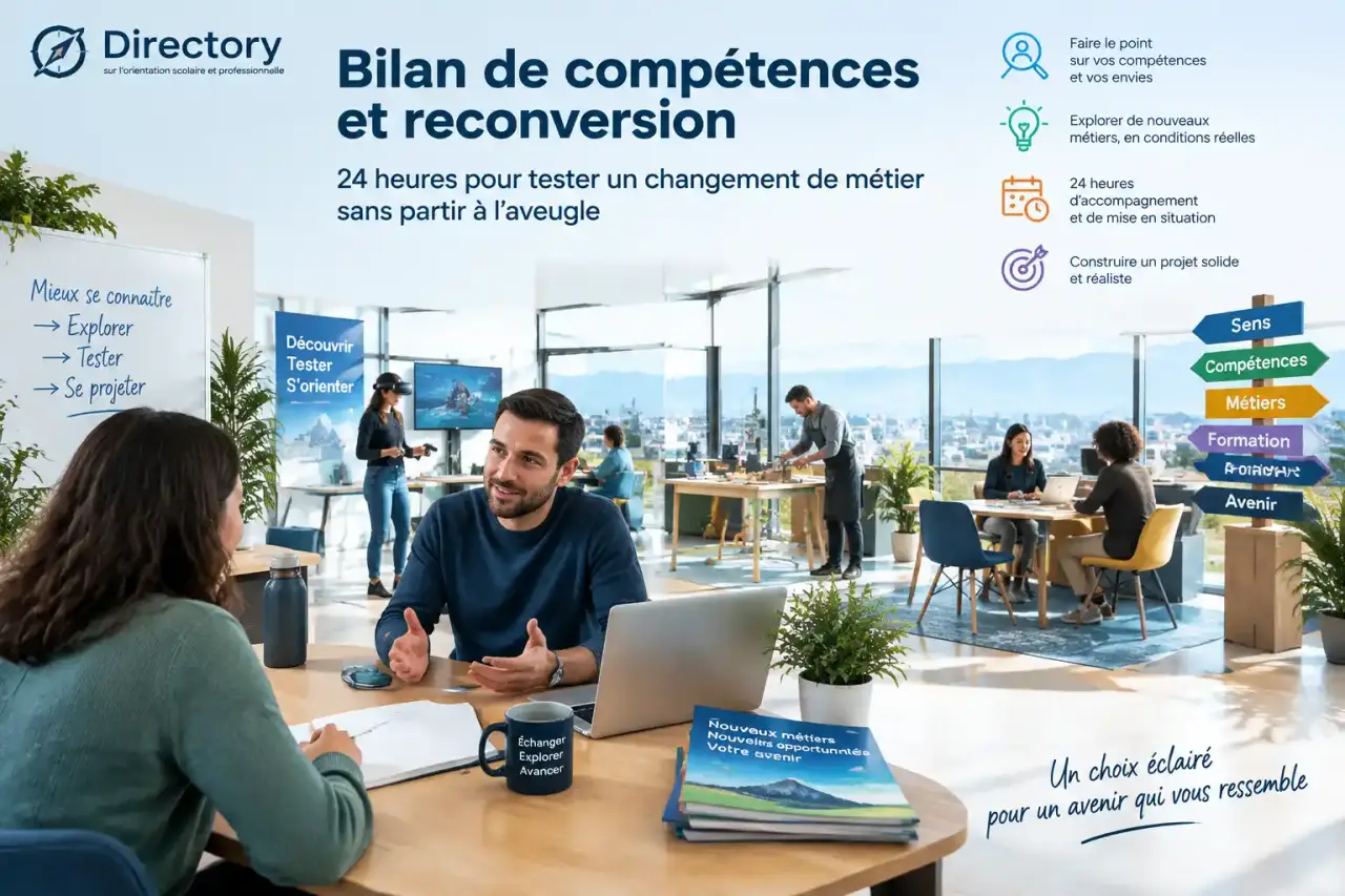 Bilan de compétences et reconversion : 24 heures pour tester un changement de métier sans partir à l’aveugle
