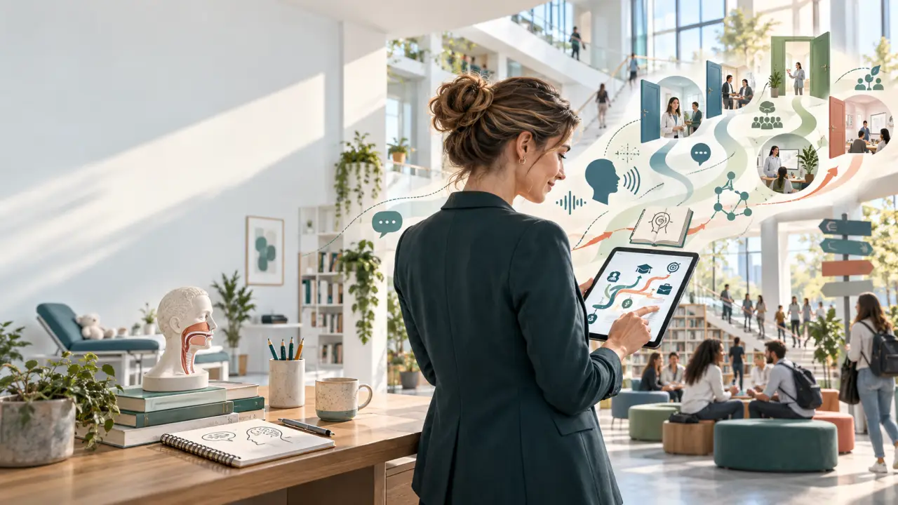 Reconversion professionnelle orthophoniste : transformer votre expertise clinique en atout stratégique