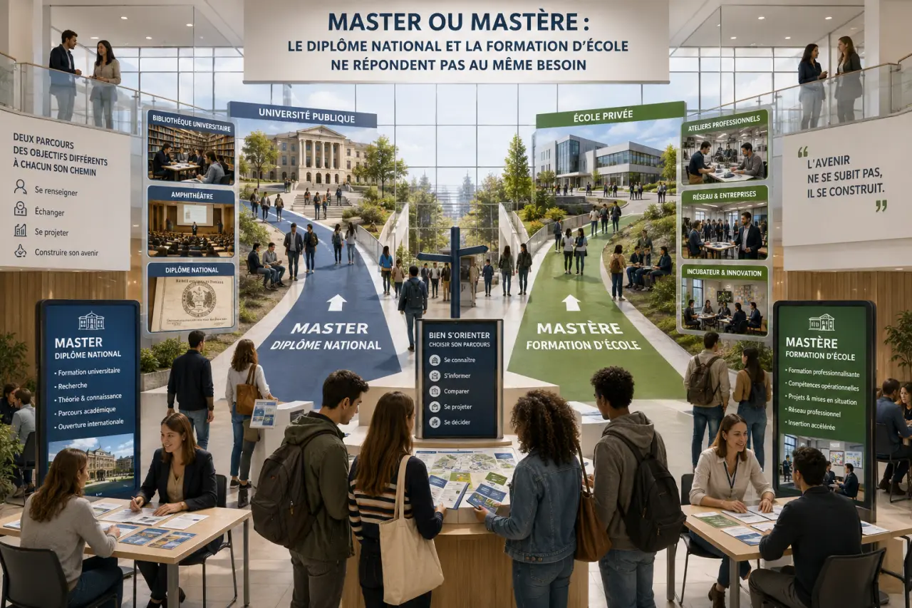 Master ou mastère : le diplôme national et la formation d’école ne répondent pas au même besoin